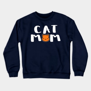 Super Cute Cat Mom Crewneck Sweatshirt